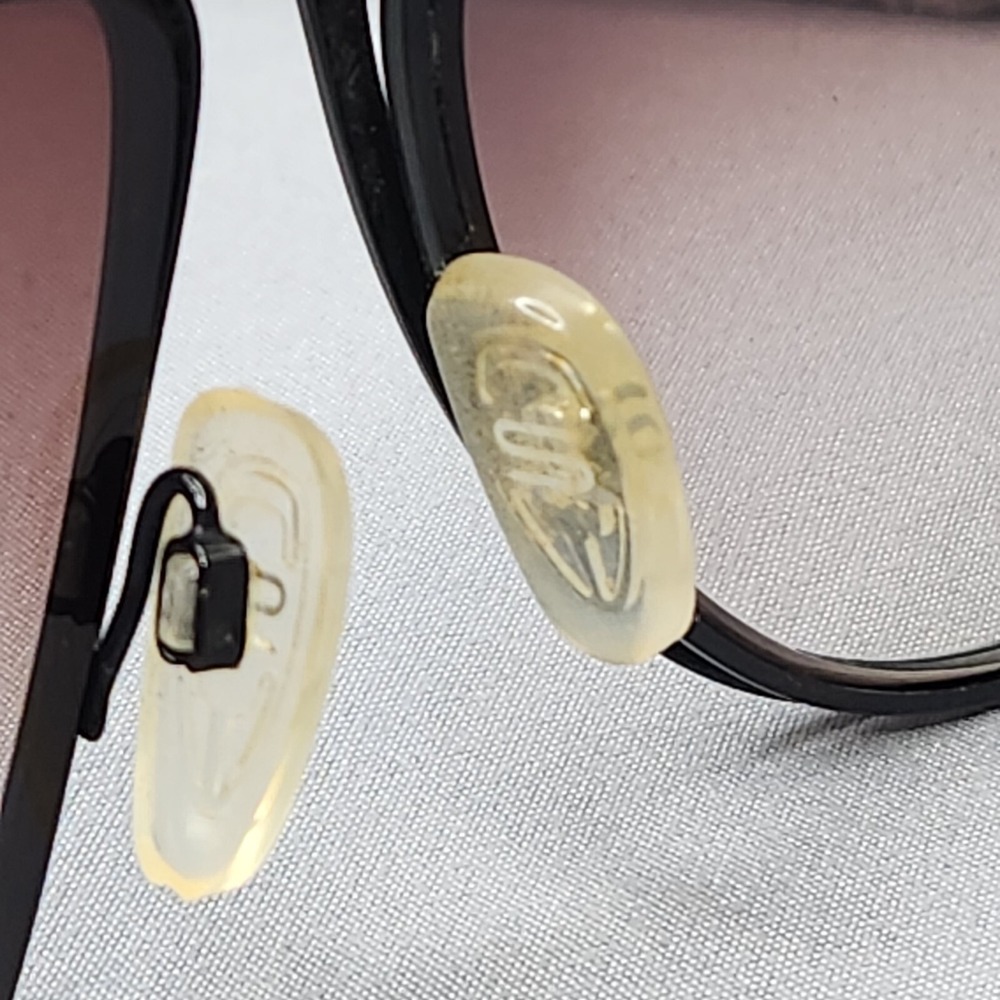 Vintage Silhouette Eyeglasses Black Gold Rare Unique Sunglasses Frames Only - Picture 6 of 10